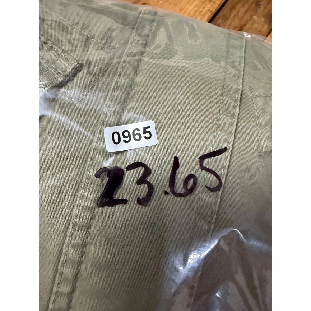 Utility Field Jacket Womens XS Olive Green Military Gorpcore Safari Workwear